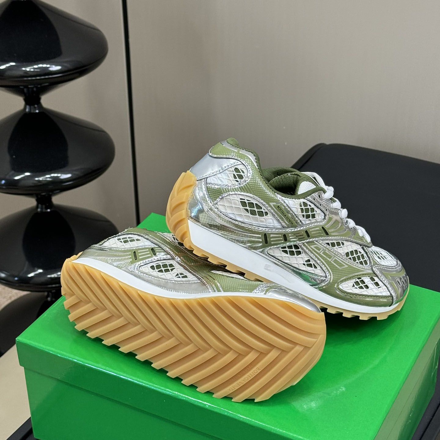 Bottega Veneta Orbit Sneaker  - FashionPlug