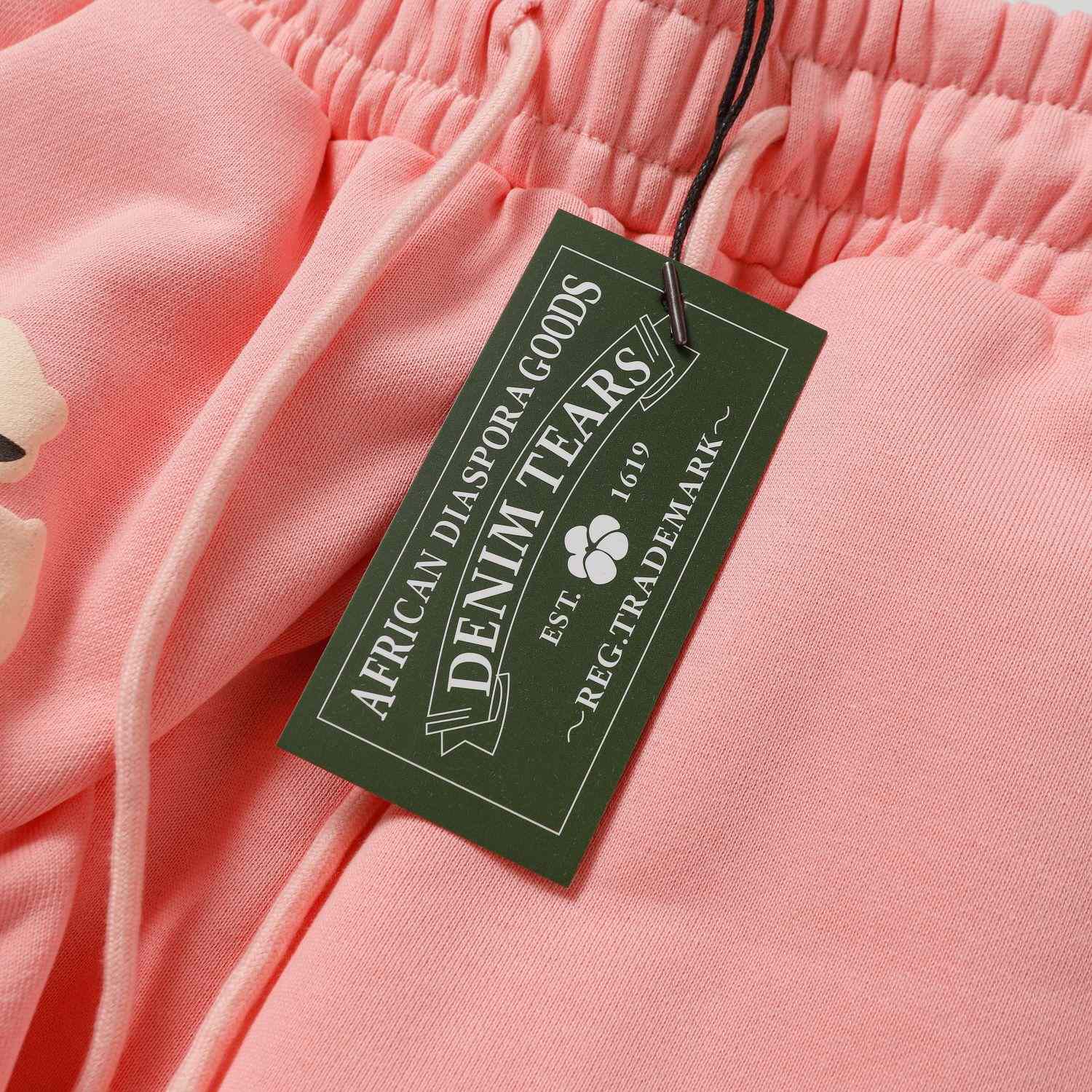 Denim Tears Cactus Tears Wreath Sweatpants Pink - FashionPlug