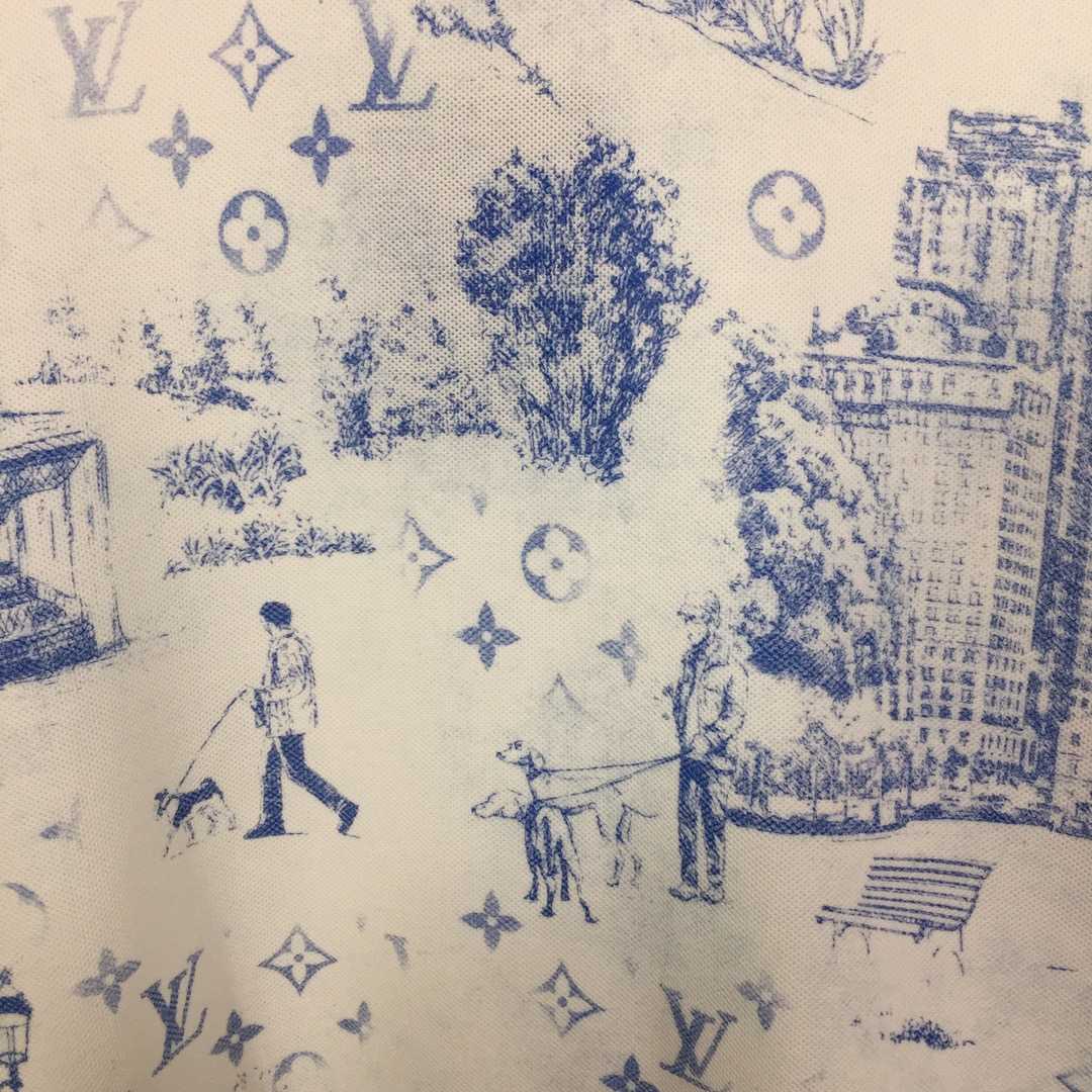 Louis Vuitton Printed Cotton Pique T-Shirt   1AGJZ4 - FashionPlug
