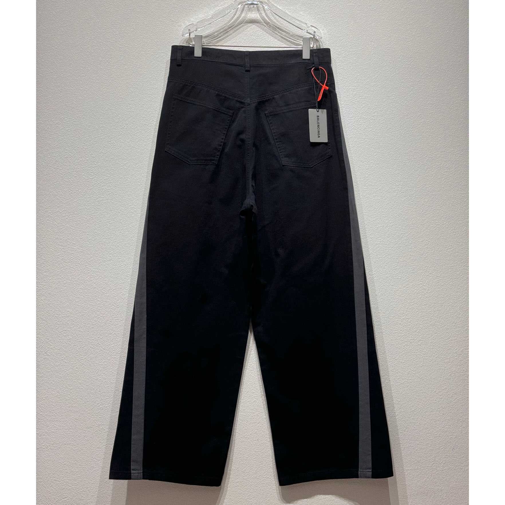 Balenciaga Under Armour® Tracksuit Denim Pants In Black  - FashionPlug