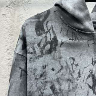 Balenciaga Graffiti THRASHED Runway Hoodie - FashionPlug