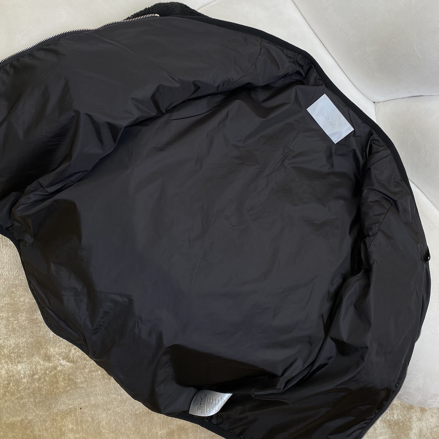 Dior Cannage Zipped Jacket  - FashionPlug