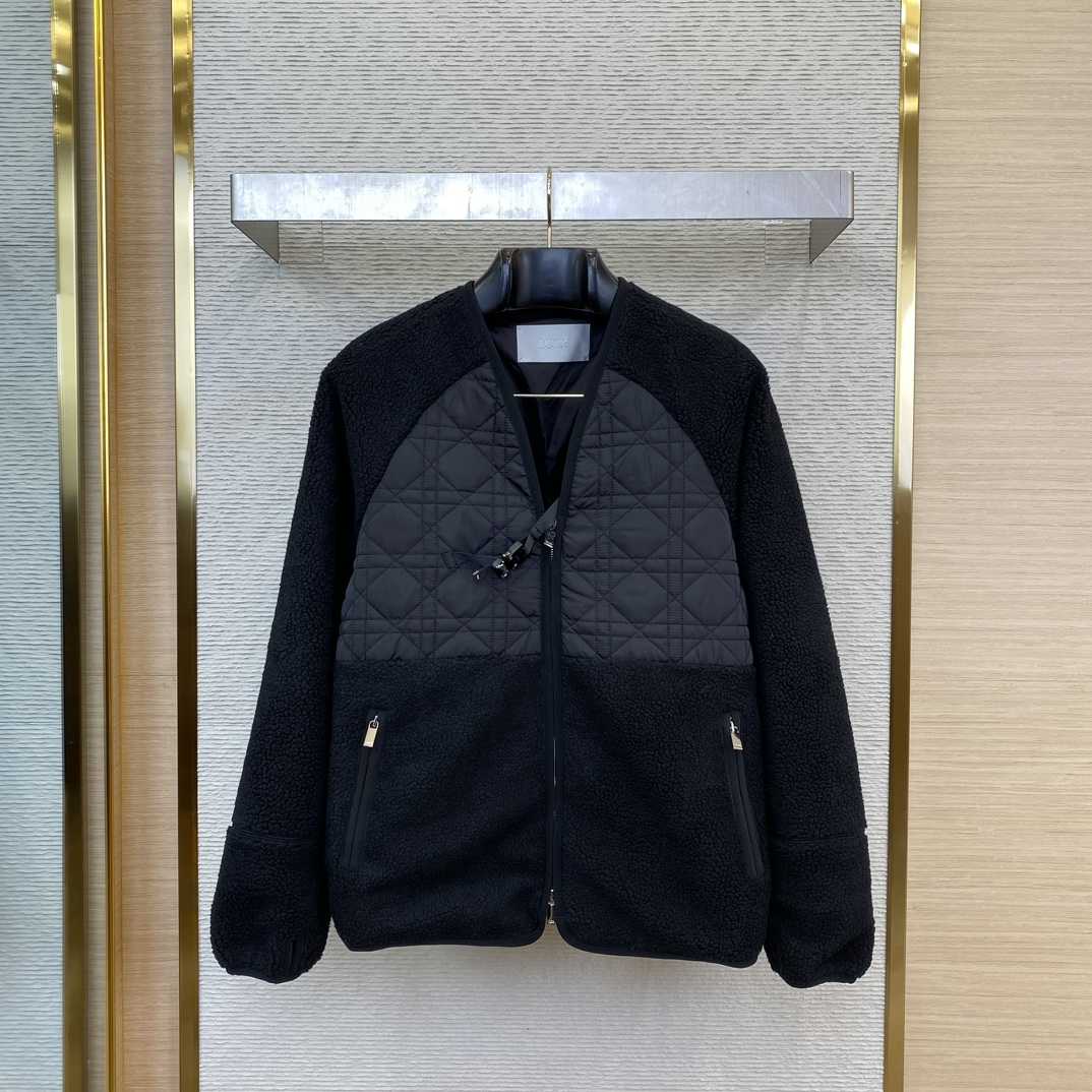 Dior Cannage Zipped Jacket  - FashionPlug