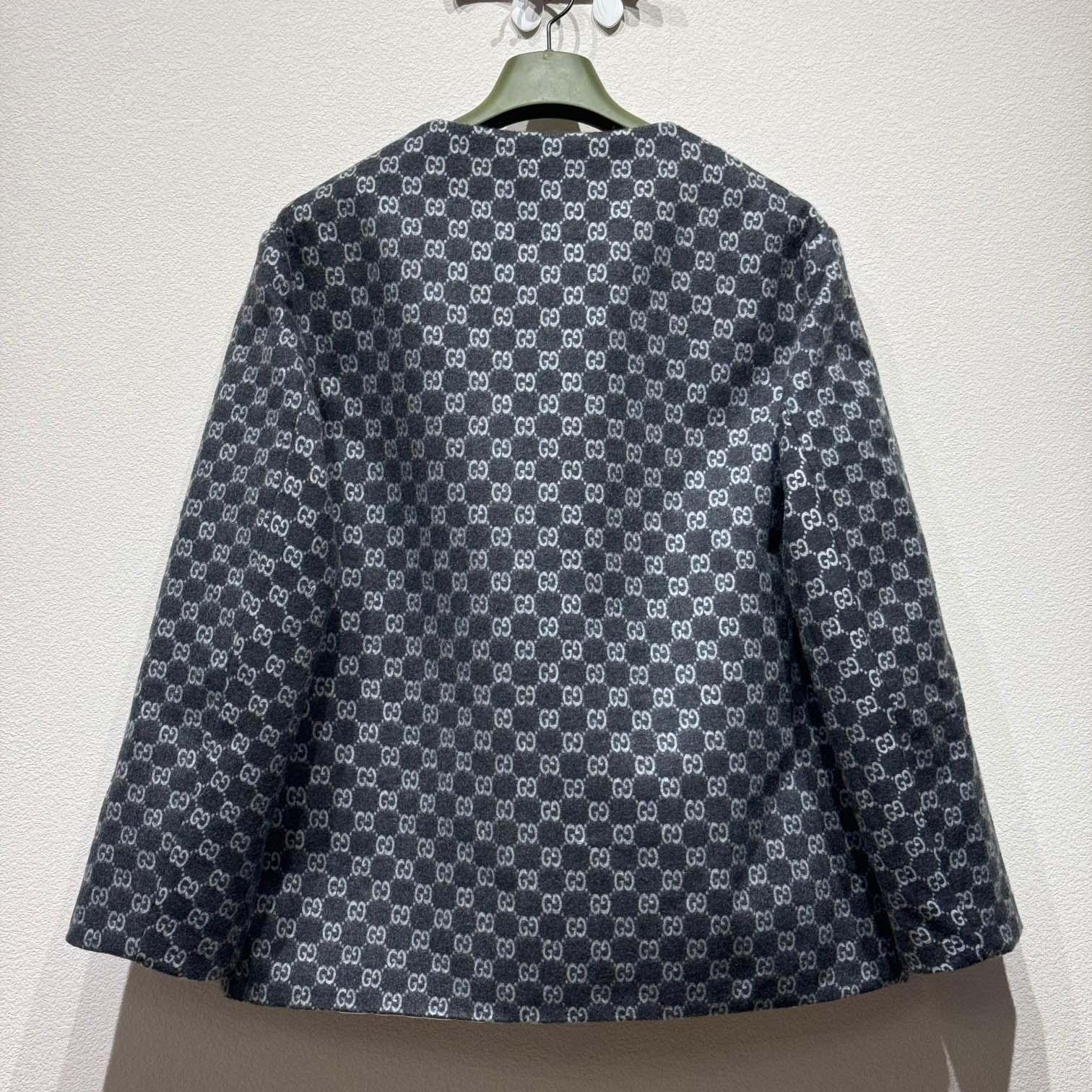 Gucci GG Bouclé Jacket - FashionPlug
