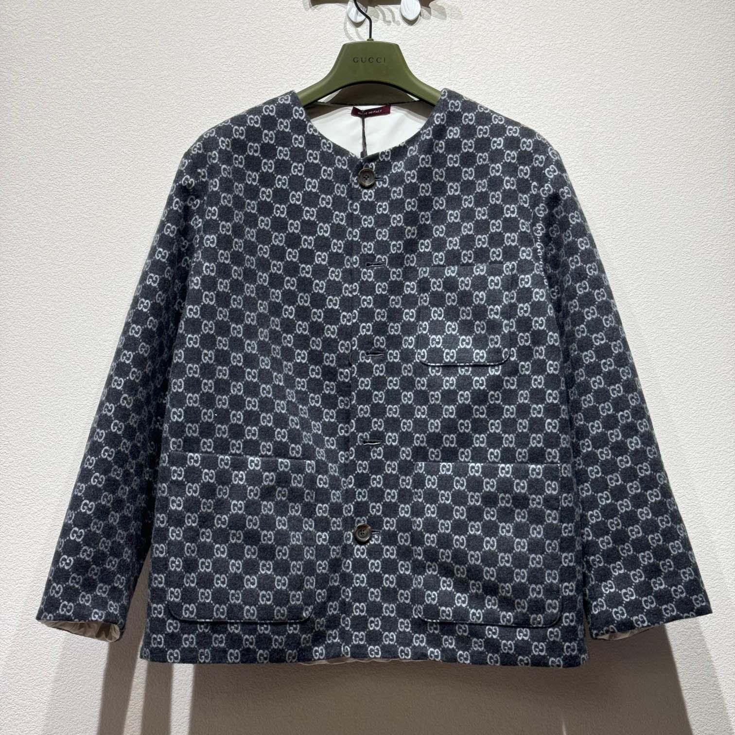 Gucci GG Bouclé Jacket - FashionPlug