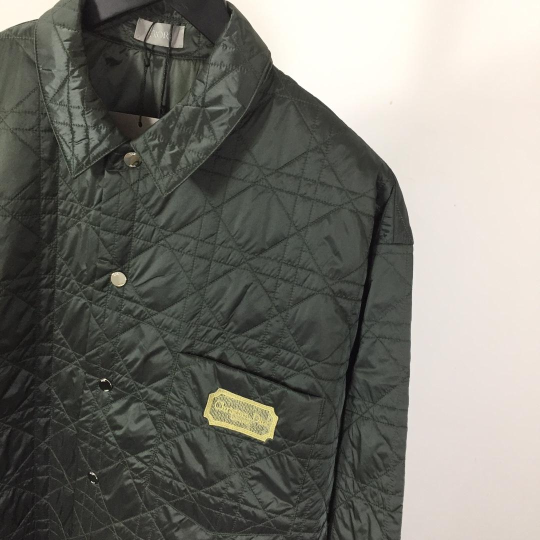 Dior Cannage Quilted Overshirt - FashionPlug