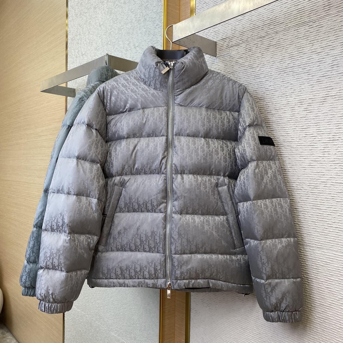 Dior Oblique Down Jacket  - FashionPlug
