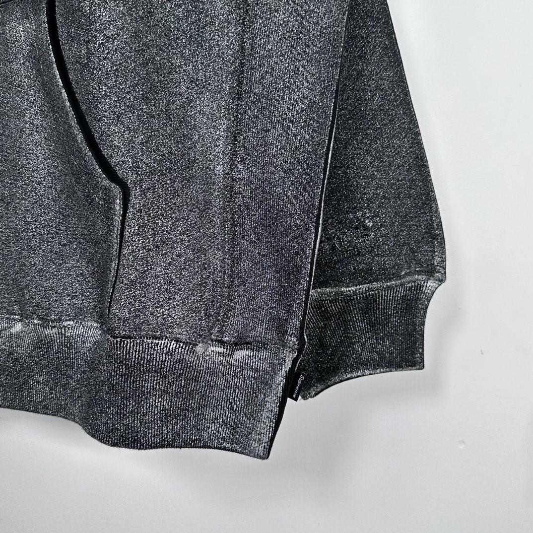 Supreme x MM6 Maison Margiela Foil Box Logo Hoodie - FashionPlug