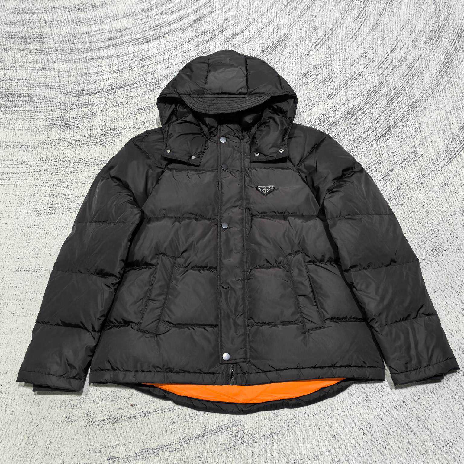 Prada Cropped Re-Nylon Down Jacket - FashionPlug