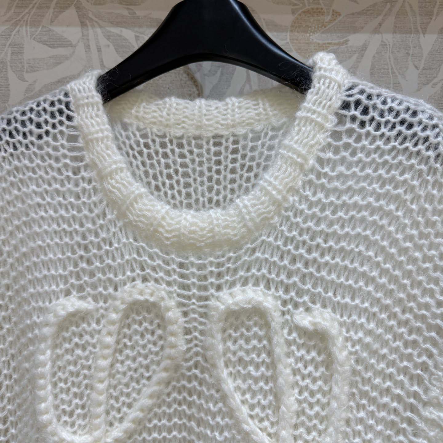 Loewe Open-Knit Mohair-Blend Vest - FashionPlug