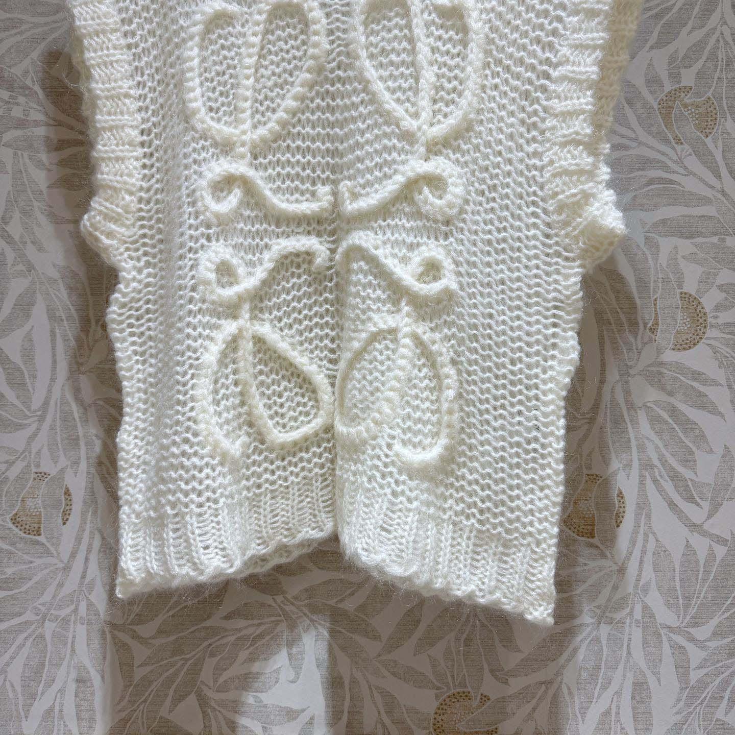 Loewe Open-Knit Mohair-Blend Vest - FashionPlug
