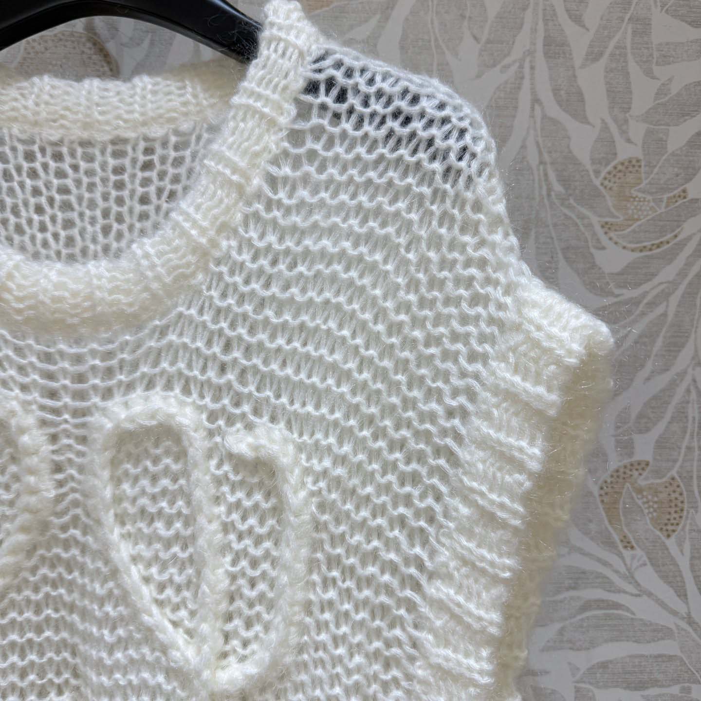 Loewe Open-Knit Mohair-Blend Vest - FashionPlug