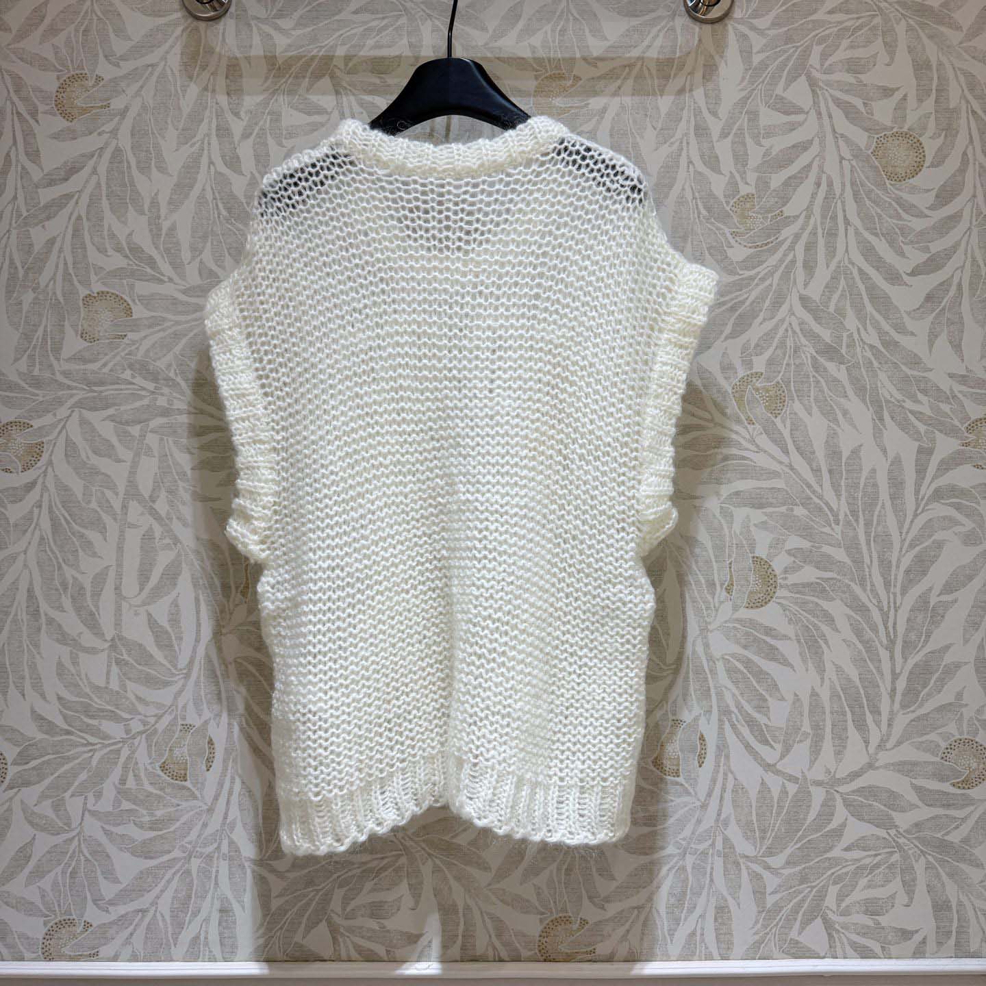 Loewe Open-Knit Mohair-Blend Vest - FashionPlug