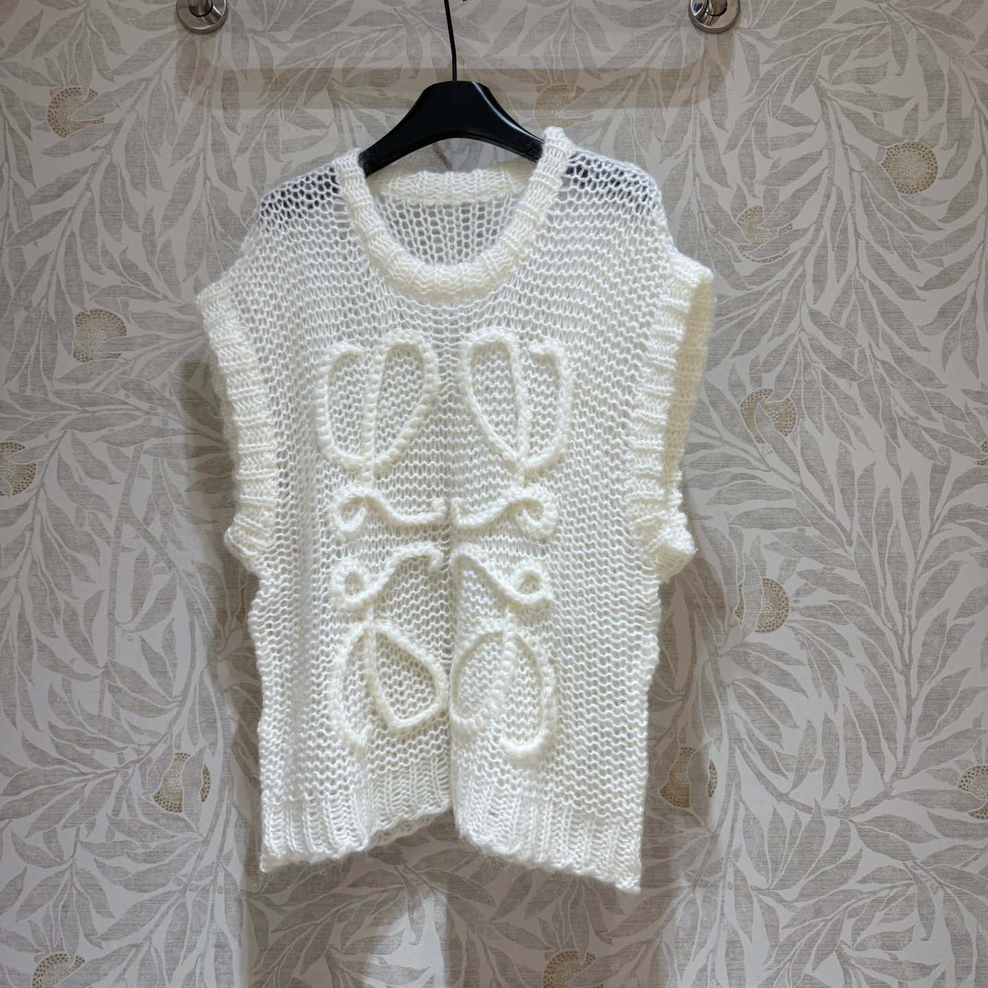 Loewe Open-Knit Mohair-Blend Vest - FashionPlug