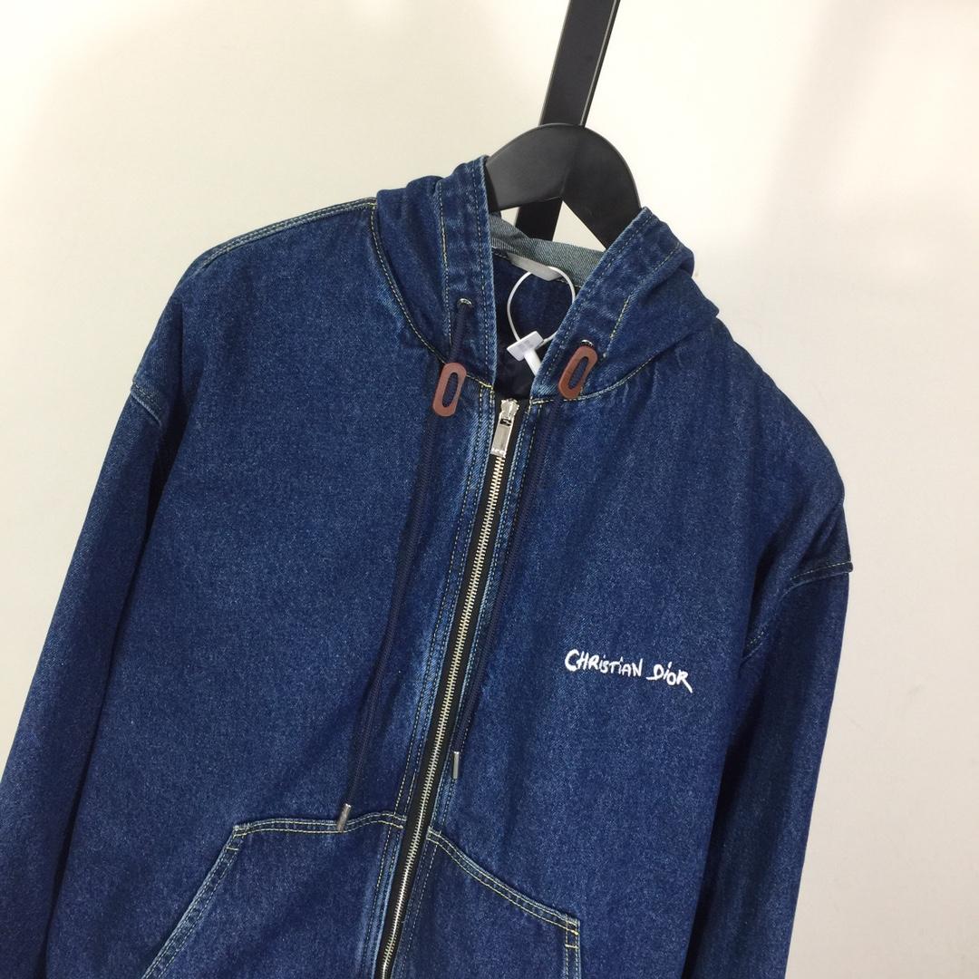 Christian Dior Tag Hooded Jacket - FashionPlug