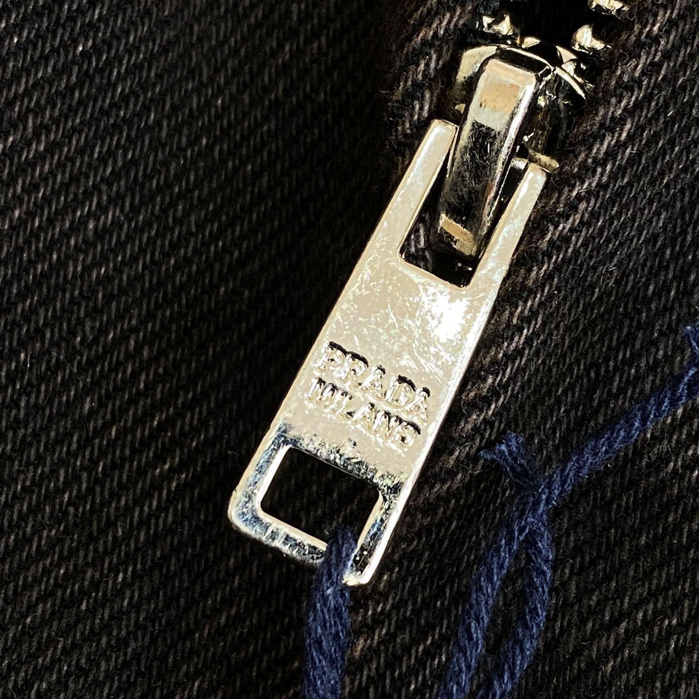 Prada Gewatteerd Denim Bomberjack - FashionPlug