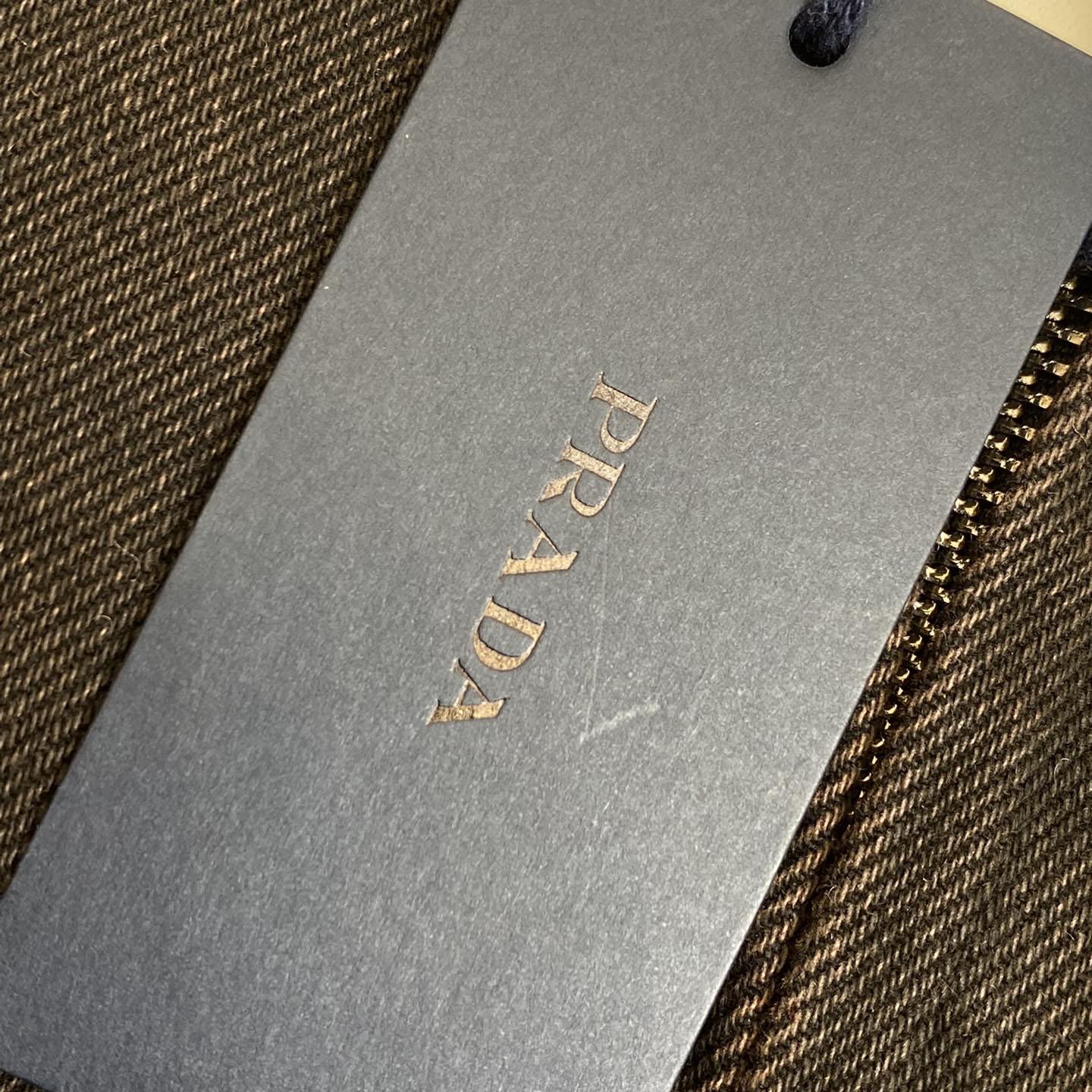 Prada Gewatteerd Denim Bomberjack - FashionPlug