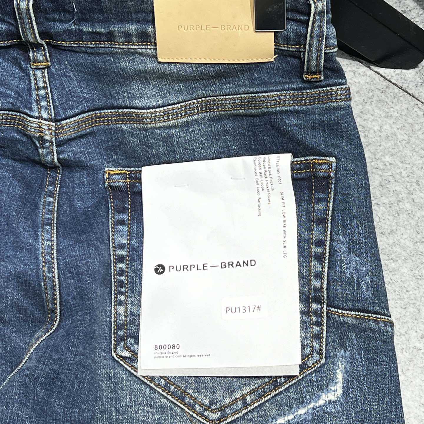 Purple-Brand Jeans   PU1317 - FashionPlug