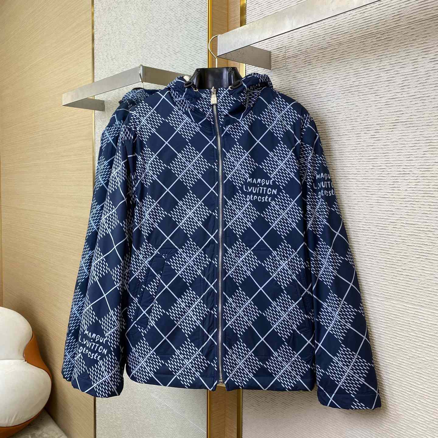 Louis Vuitton Reversible Nylon And Fleece Windbreaker - FashionPlug
