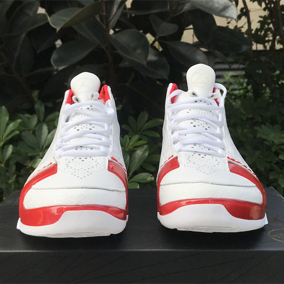 Jordan Air Jordan 23 White Varsity Red Sneaker   318376-161 - FashionPlug