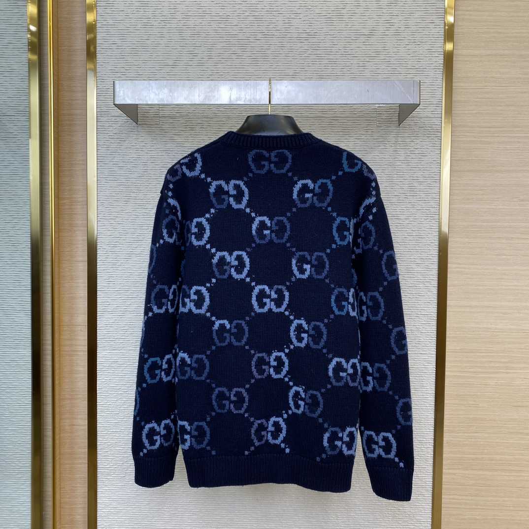 Gucci GG Wool Jacquard Sweater - FashionPlug