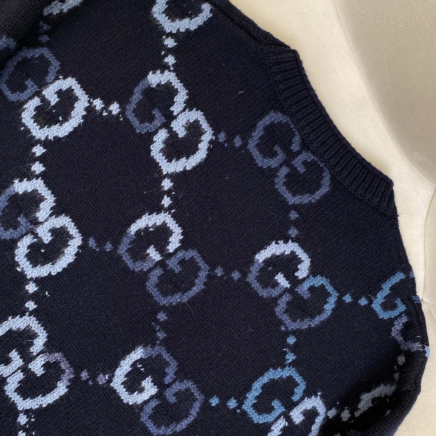 Gucci GG Wool Jacquard Sweater - FashionPlug