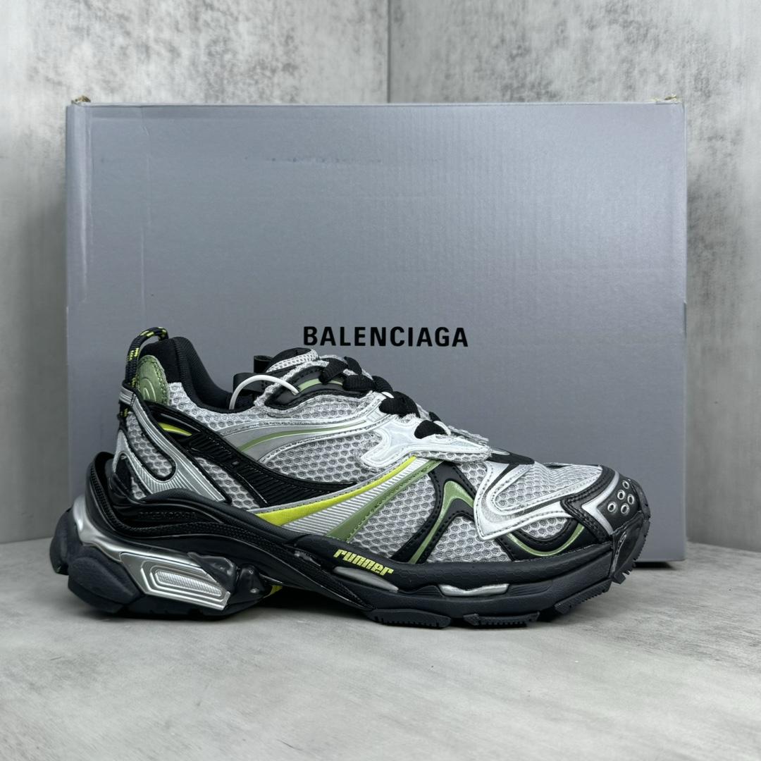 Balenciaga Runner 2.0 Sneaker In Silver - FashionPlug