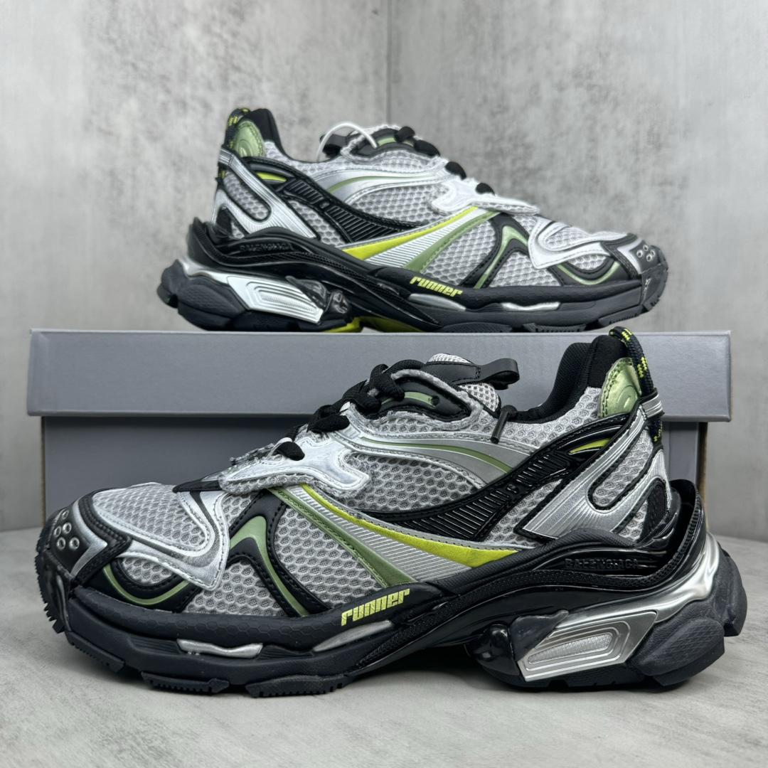 Balenciaga Runner 2.0 Sneaker In Silver - FashionPlug