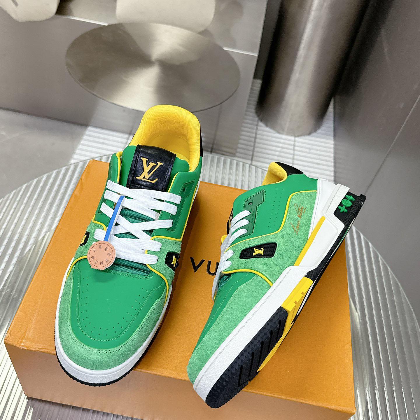 Louis Vuitton LV Trainer Sneaker   - FashionPlug