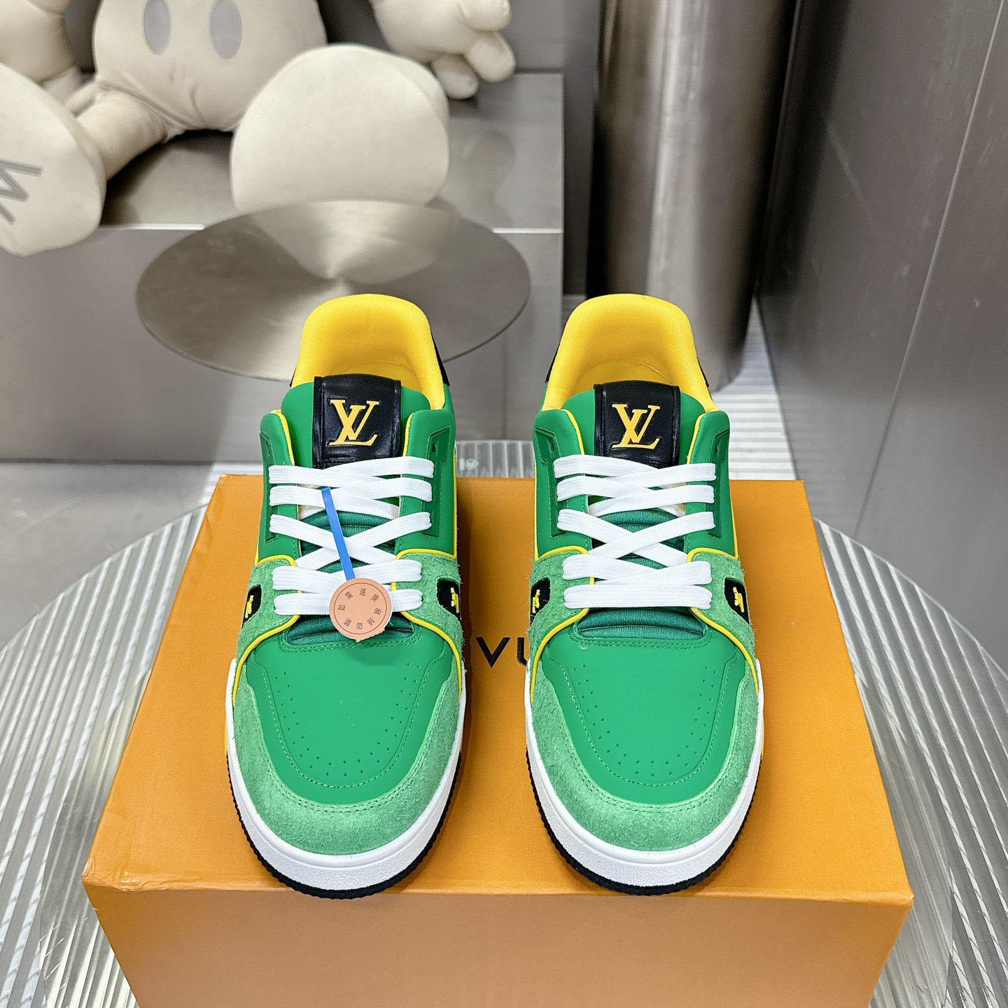 Louis Vuitton LV Trainer Sneaker   - FashionPlug