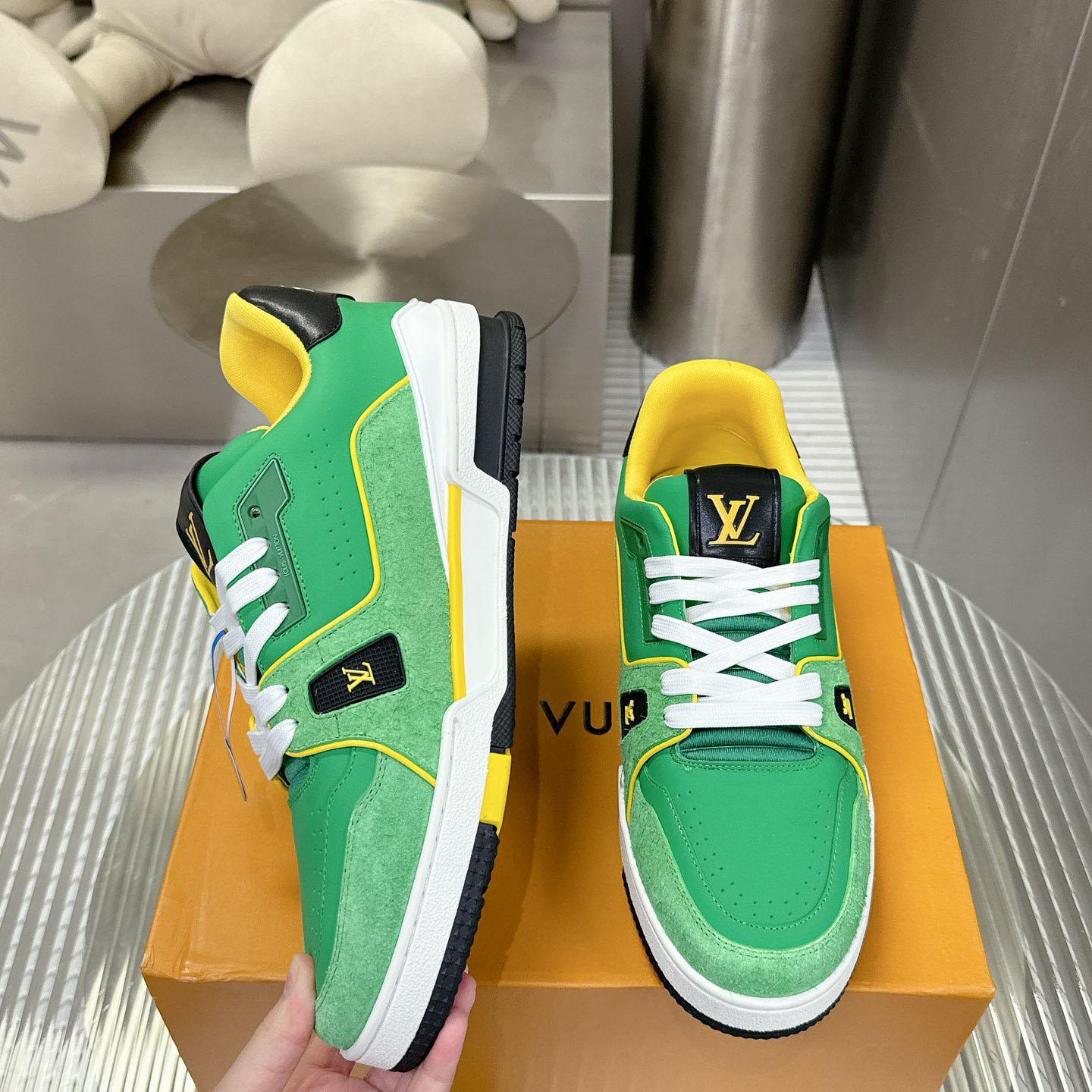 Louis Vuitton LV Trainer Sneaker   - FashionPlug