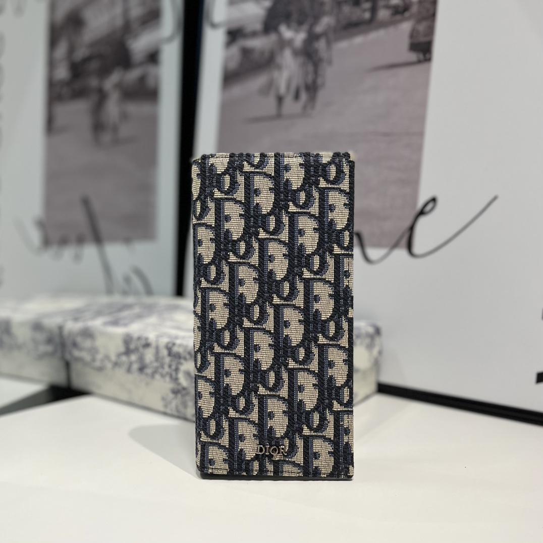 Dior Vertical Long Wallet  - FashionPlug