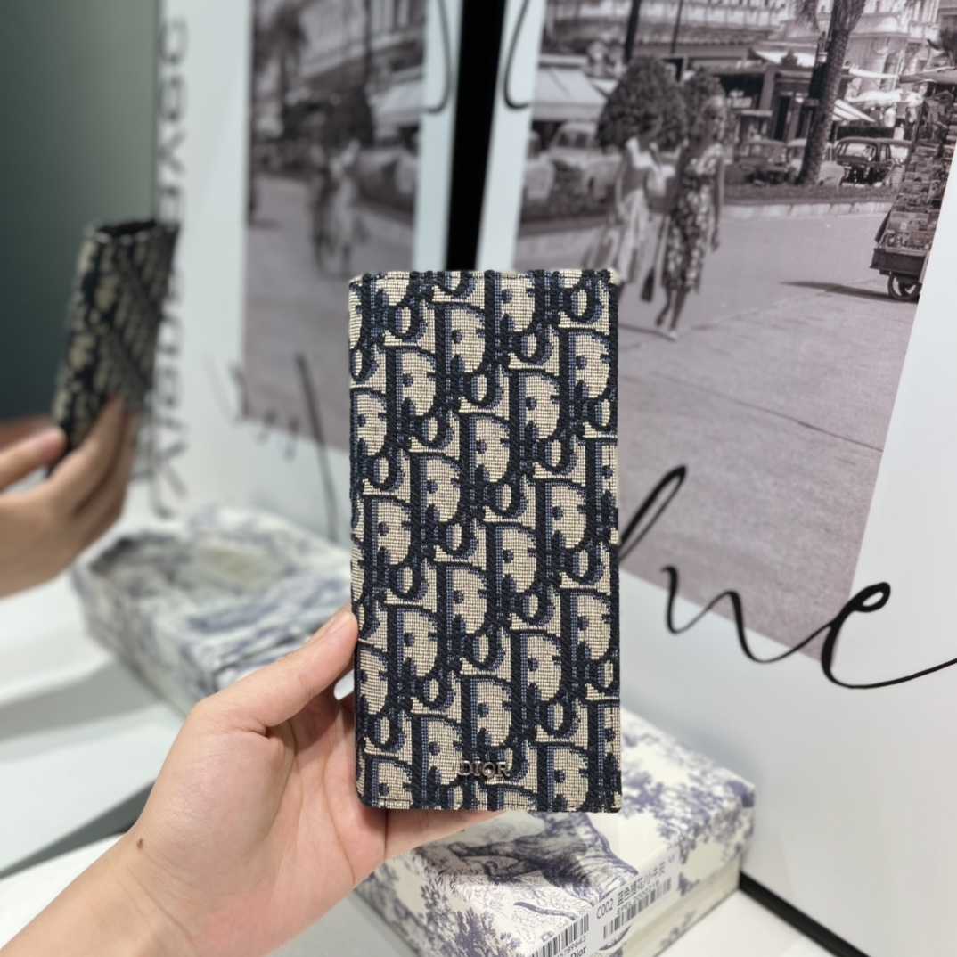 Dior Vertical Long Wallet  - FashionPlug