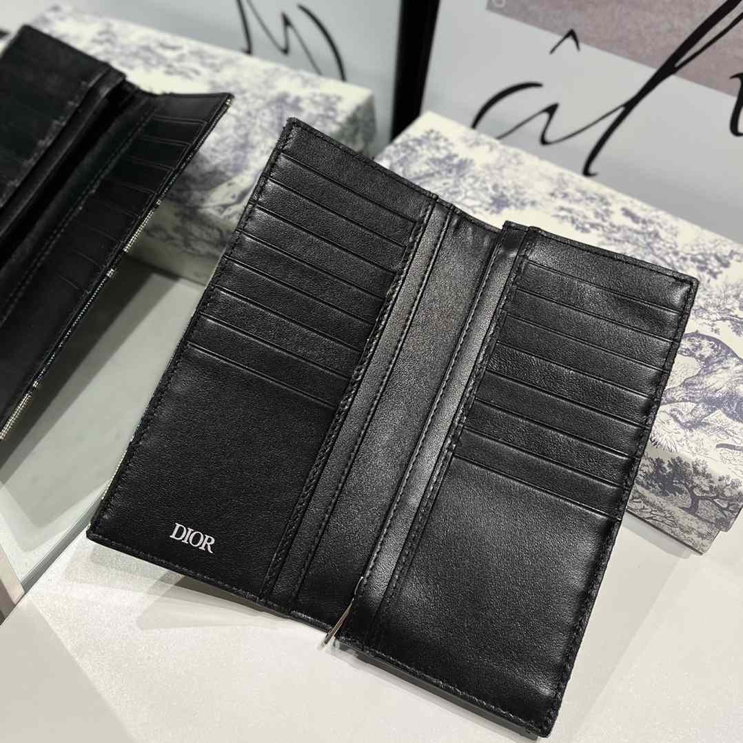 Dior Vertical Long Wallet  - FashionPlug