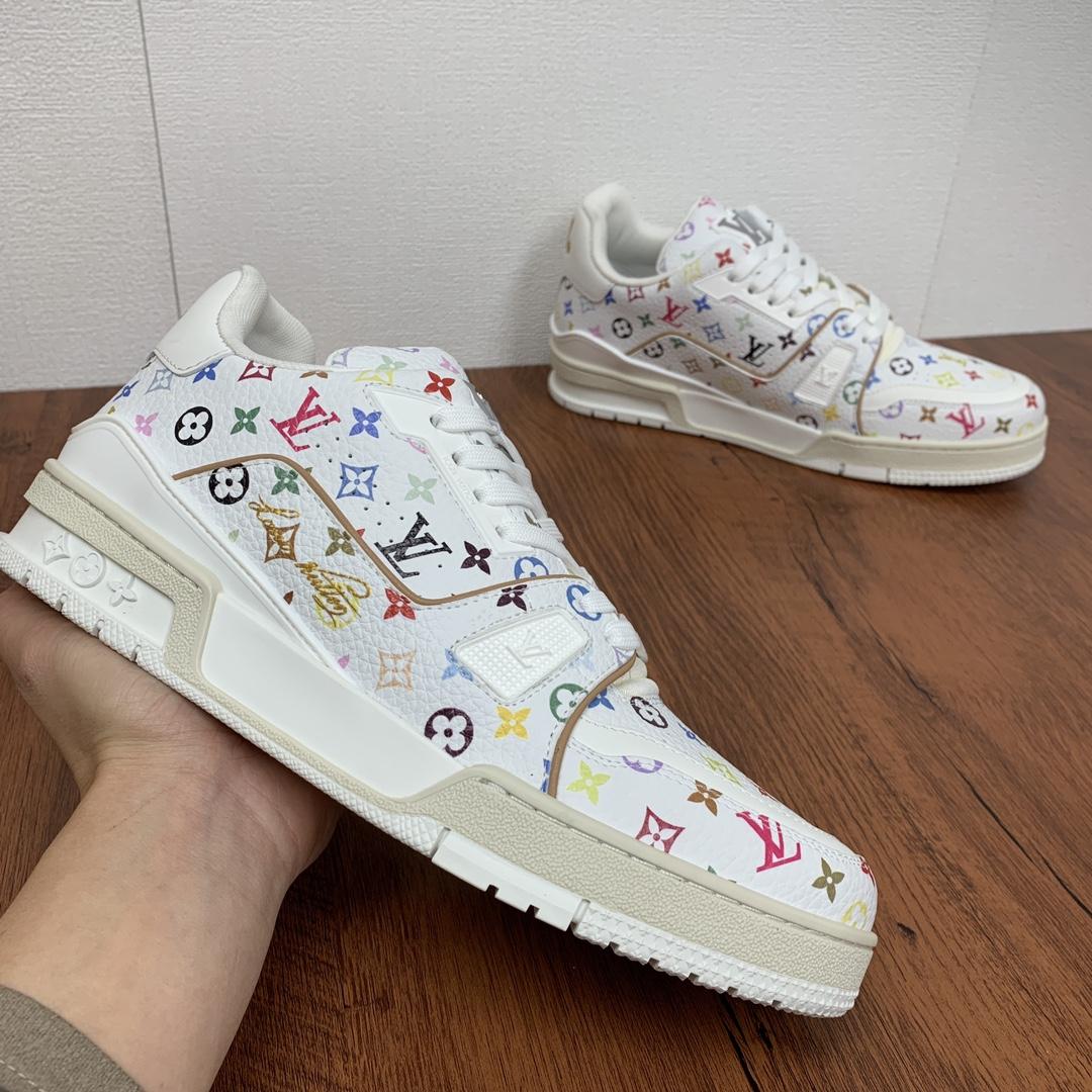 Louis Vuitton LV x TM LV Trainer Sneaker   - FashionPlug