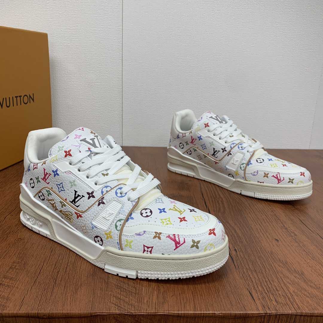 Louis Vuitton LV x TM LV Trainer Sneaker   - FashionPlug
