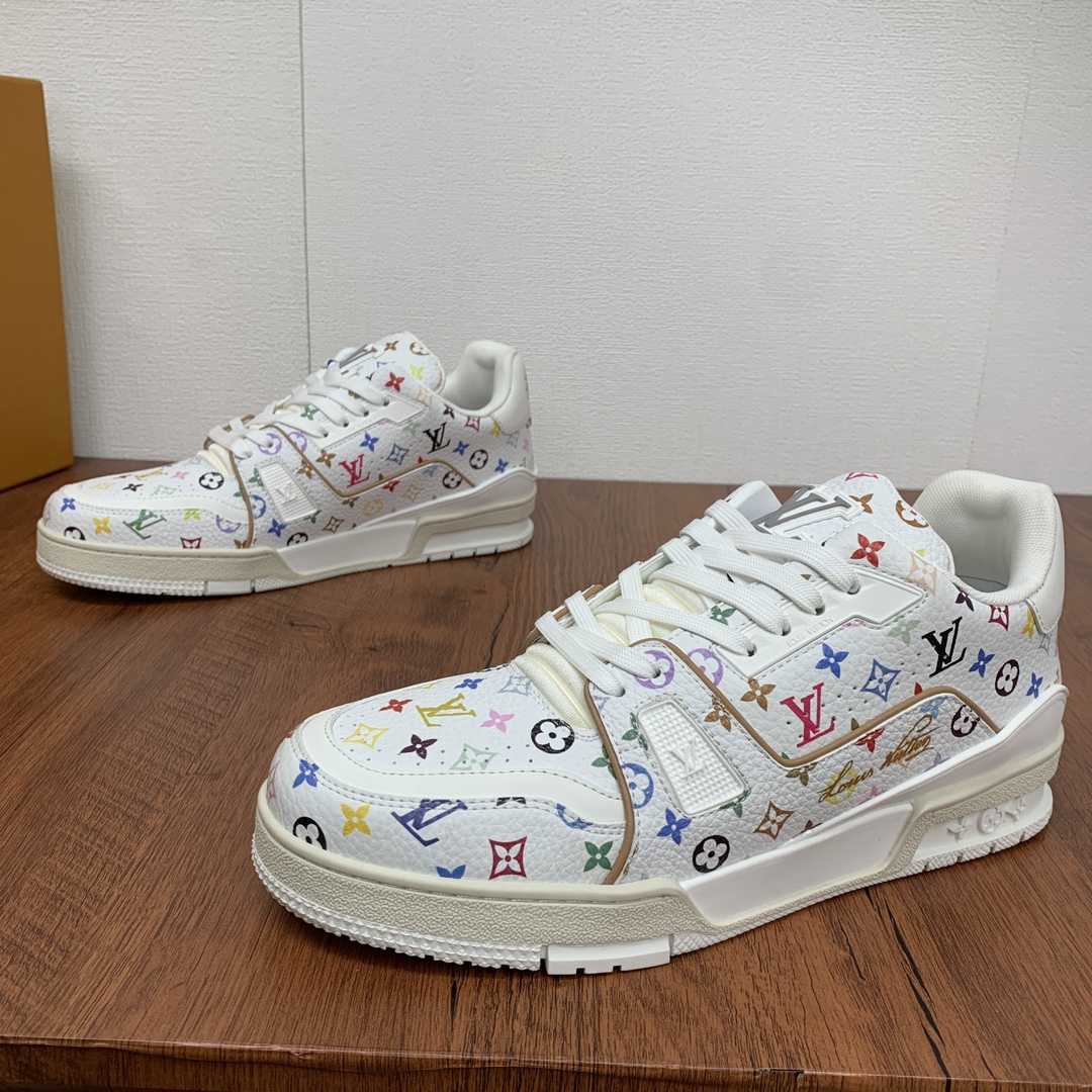 Louis Vuitton LV x TM LV Trainer Sneaker   - FashionPlug