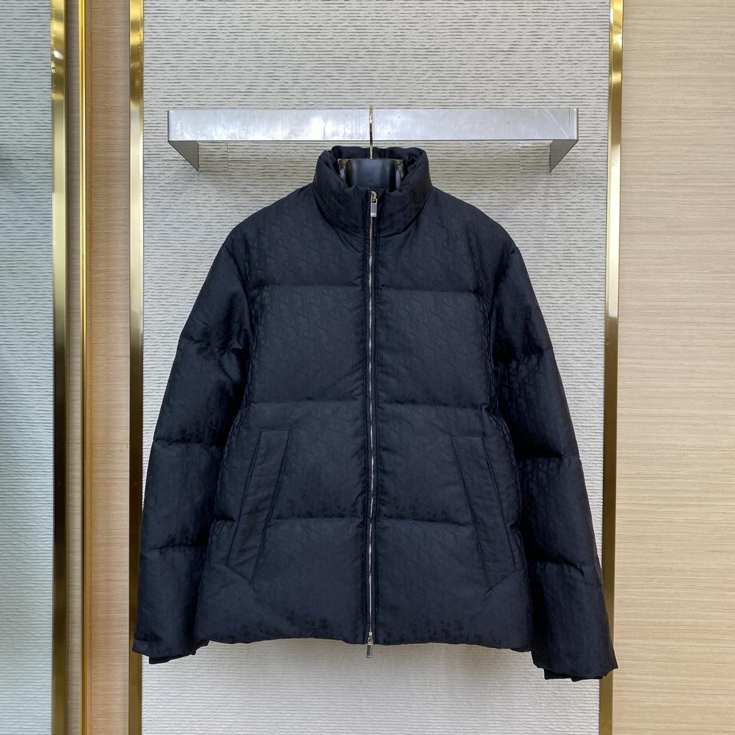 Dior Oblique Down Jacket  - FashionPlug