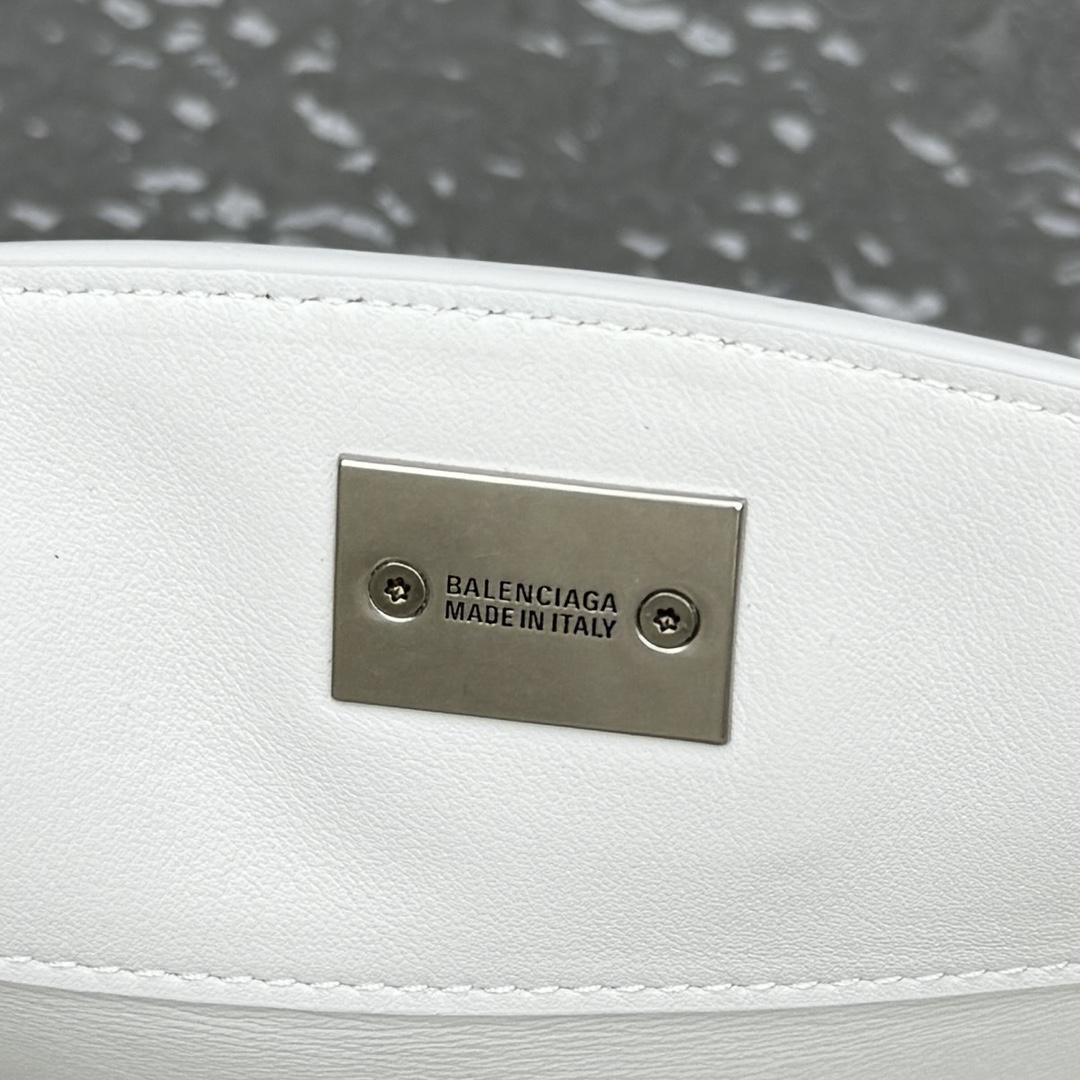 Balenciaga Rodeo Mini Handbag In White - FashionPlug