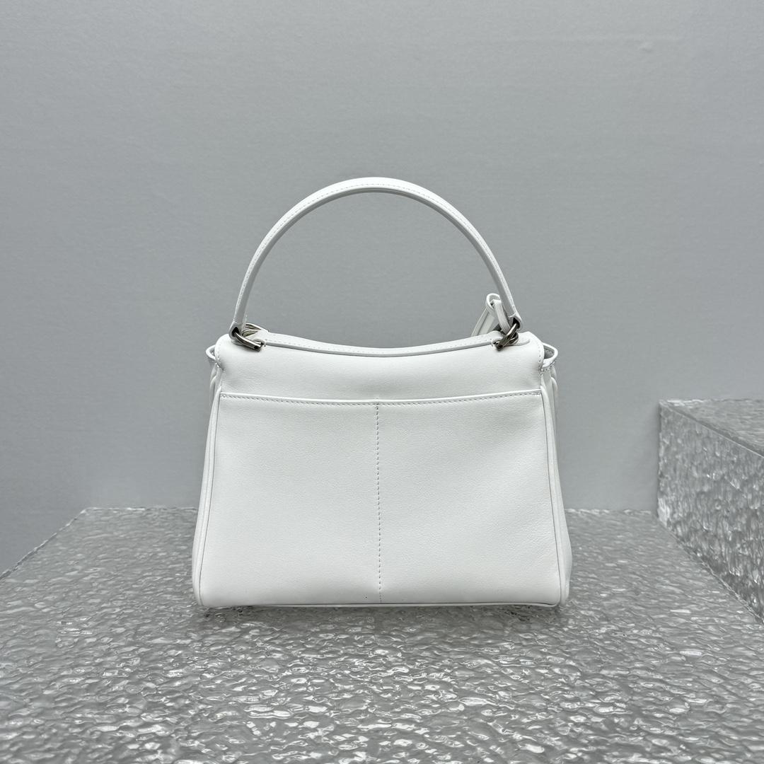 Balenciaga Rodeo Mini Handbag In White - FashionPlug