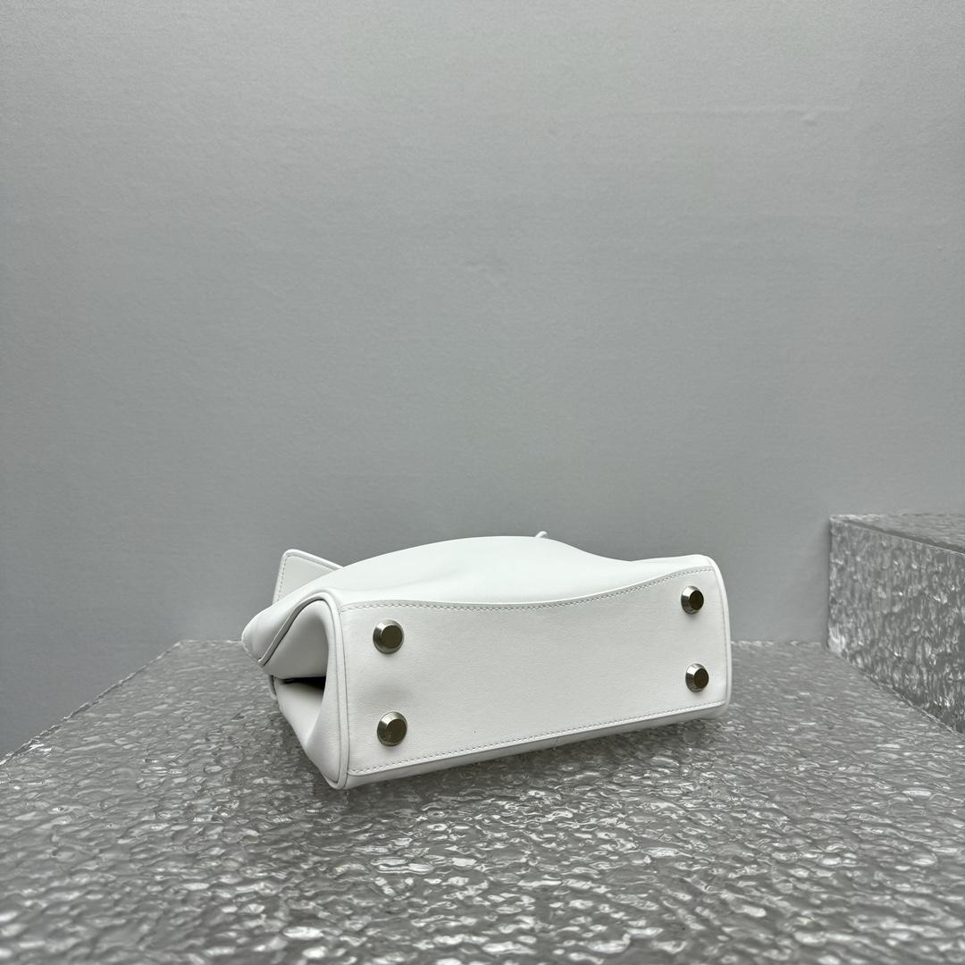Balenciaga Rodeo Mini Handbag In White - FashionPlug