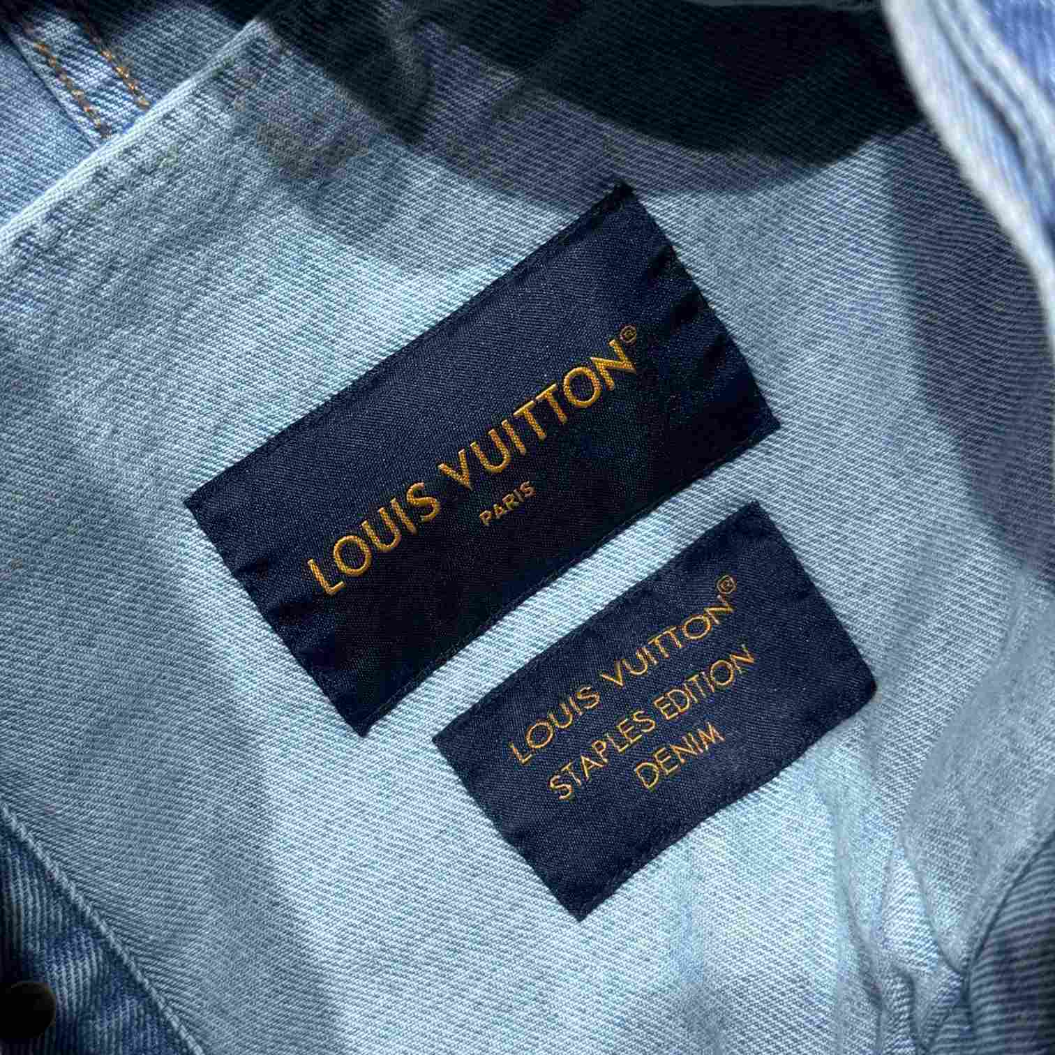 Louis Vuitton Denim Trucker Jacket  1AGINY - FashionPlug