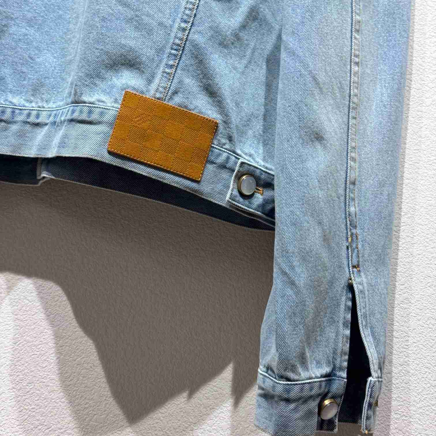 Louis Vuitton Denim Trucker Jacket  1AGINY - FashionPlug