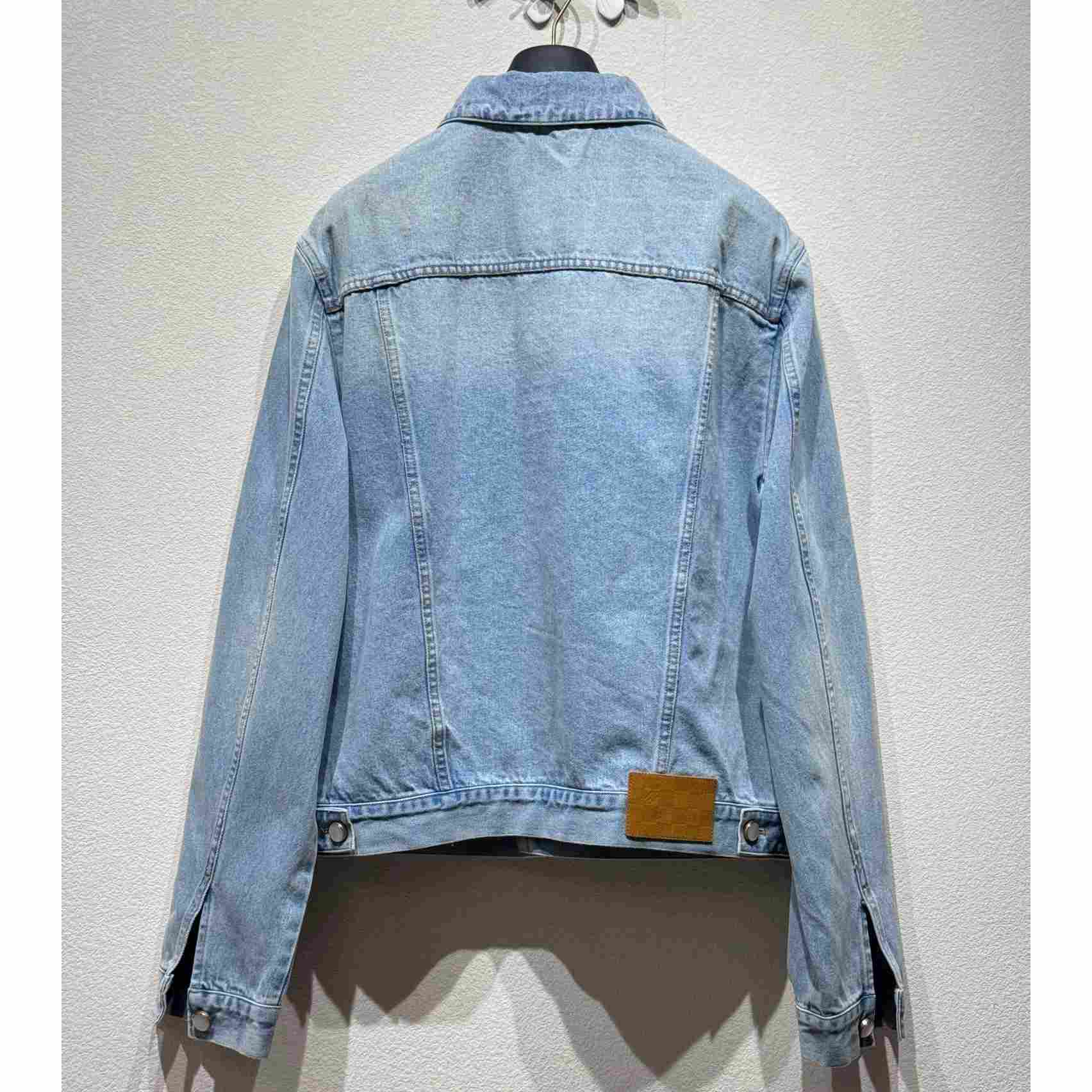 Louis Vuitton Denim Trucker Jacket  1AGINY - FashionPlug