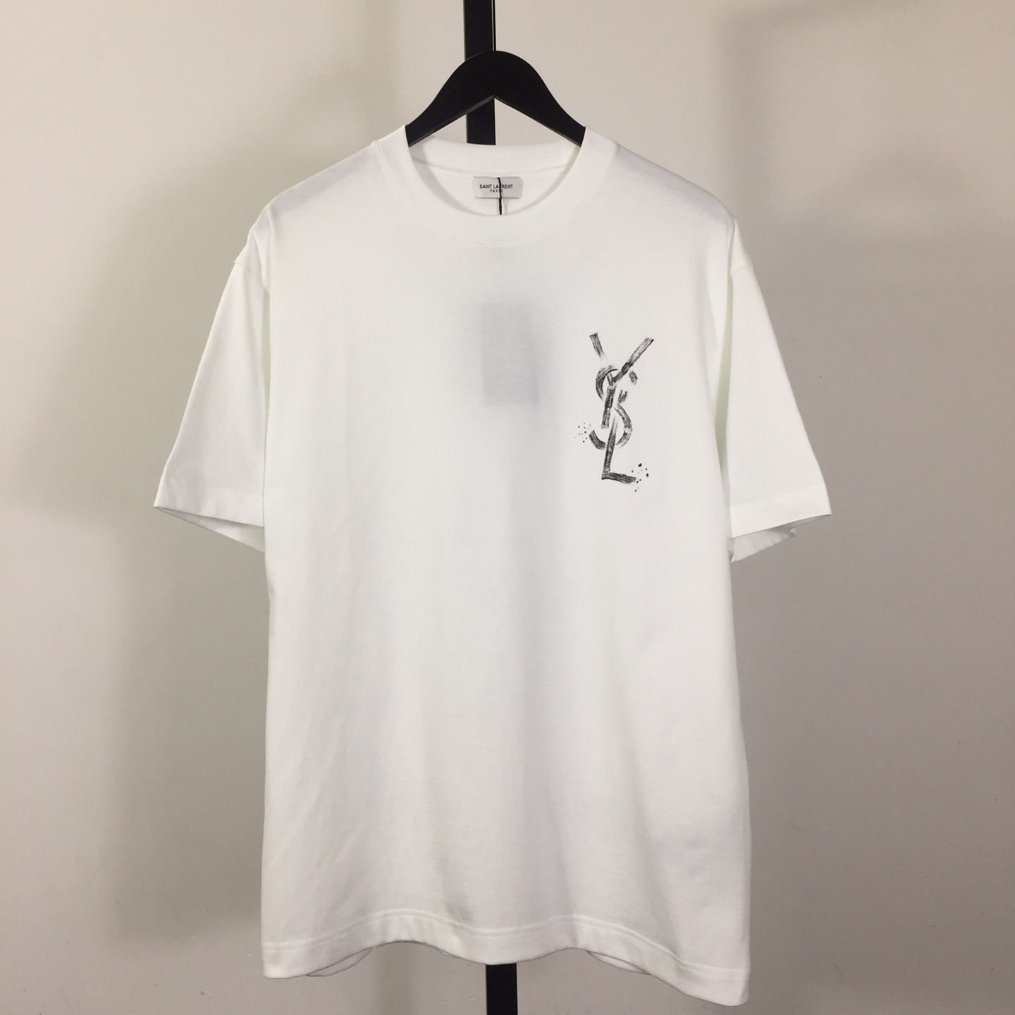 Saint Laurent Cotton-jersey T-shirt  - FashionPlug