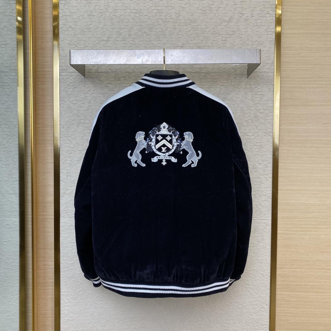 Louis Vuitton Denim Velvet Souvenir Jacket  1AGIMI - FashionPlug