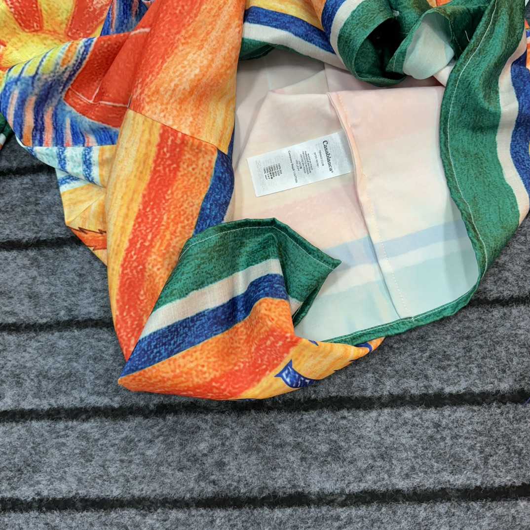 Casablanca Day Of Victory Linen Shirt  - FashionPlug