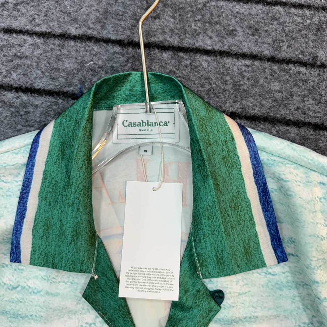 Casablanca Day Of Victory Linen Shirt  - FashionPlug