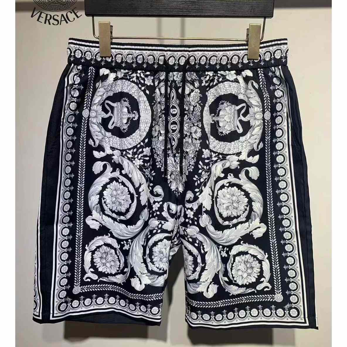 Versace Silk Shorts - FashionPlug