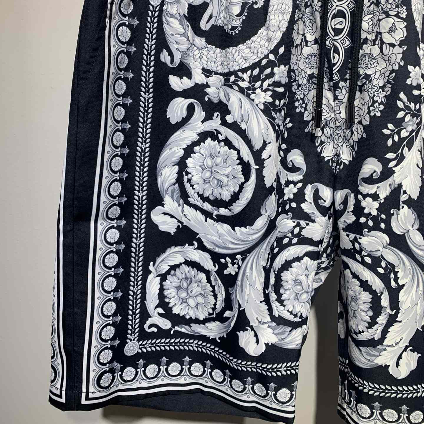 Versace Silk Shorts - FashionPlug